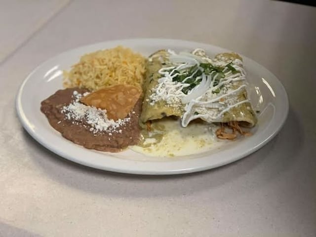 Enchiladas Verdes.