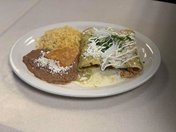 Enchiladas Verdes.